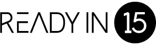 READY IN 15 logo