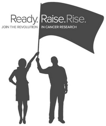 READY.RAISE.RISE. JOIN THE REVOLUTION IN CANCER RESEARCH logo
