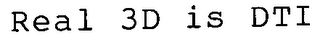REAL 3D IS DTI logo