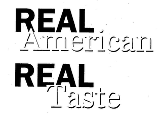 REAL AMERICAN REAL TASTE logo