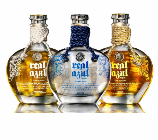 REAL AZUL TEQUILA IS AN ULTRA-PREMIUM SPIRIT IMPORTED FROM JALISCO, MEXICO, CRAFTED FROM 100% BLUE AGAVE. OUR SLOGAN, "CELEBRATE WISELY," EMBODIES OUR COMMITMENT TO PROMOTING SAFE AND ENJOYABLE CONSUMPTION. OUR PRODUCT LINE INCLUDES BLANCO, REPOSADO, AND AÑEJO TEQUILAS, EACH OFFERING A UNIQUE AND REFINED TASTING EXPERIENCE. logo