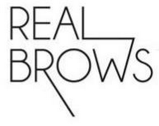REAL BROWS logo