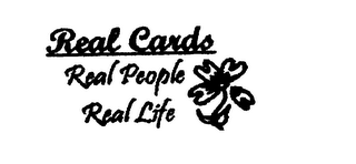 REAL CARDS REAL PEOPLE REAL LIFE logo