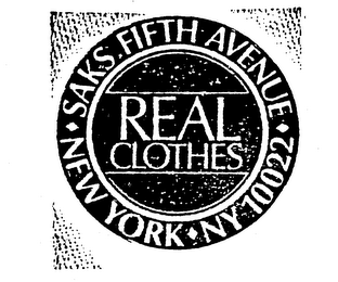 REAL CLOTHES SAKS FIFTH AVENUE NEW YORK NY 10022 logo