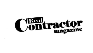 REAL CONTRACTOR MAGAZINE logo