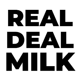 REAL DEAL MILK logo