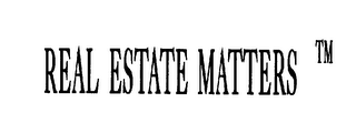REAL ESTATE MATTERS logo
