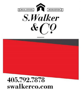 REAL ESTATE. REIMAGINED. S. WALKER & CO. 405.792.7878 SWALKERCO.COM logo