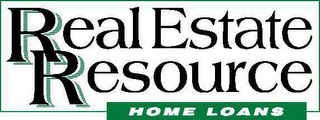 REAL ESTATE RESOURCE HOME LOANS logo