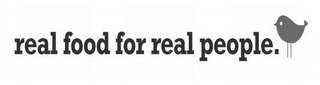 REAL FOOD FOR REAL PEOPLE. logo
