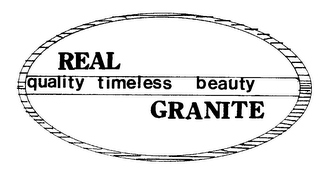 REAL GRANITE QUALITY TIMELESS BEAUTY logo