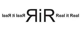 REAL IT REAL RIR REAL IT REAL logo