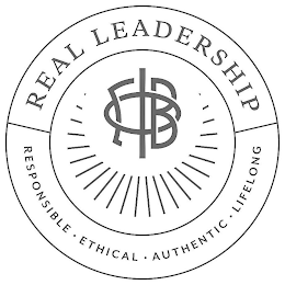 REAL LEADERSHIP RESPONSIBLE · ETHICAL · AUTHENTIC · LIFELONG logo