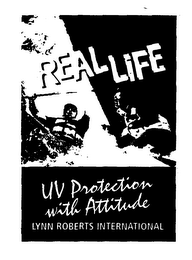 REAL LIFE UV PROTECTION WITH ATTITUDE LYNN ROBERTS INTERNATIONAL logo
