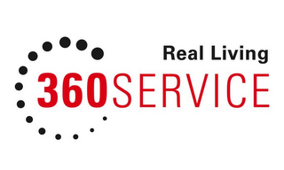 REAL LIVING 360 SERVICE logo