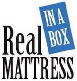 REAL MATTRESS IN A BOX logo