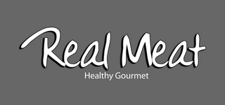 REAL MEAT HEALTHY GOURMET logo