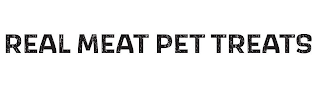 REAL MEAT PET TREATS logo