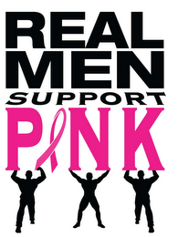 REAL MEN SUPPORT PINK logo