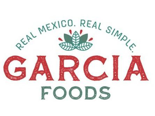 REAL MEXICO. REAL SIMPLE. GARCIA FOODS logo