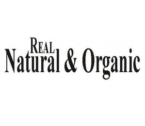REAL NATURAL & ORGANIC logo