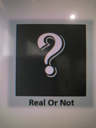 ? REAL OR NOT logo