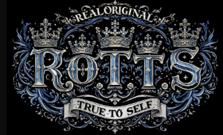 REAL ORIGINAL ROTTS TRUE TO SELF logo
