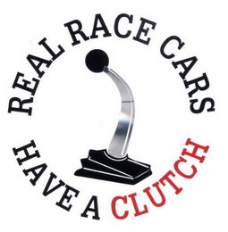 REAL RACE CARS HAVE A CLUTCH logo