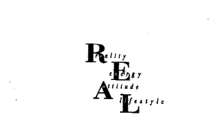 REAL REALITY ENERGY ATTITUDE LIFESTYLE logo