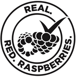 REAL. RED. RASPBERRIES. logo