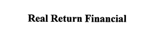 REAL RETURN FINANCIAL logo