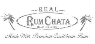 REAL RUMCHATA BRAND RUM CREAM MADE WITHPREMIUM CARIBBEAN RUM logo