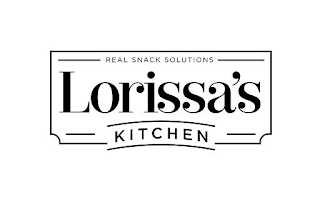 REAL SNACK SOLUTIONS LORISSA'S KITCHEN logo