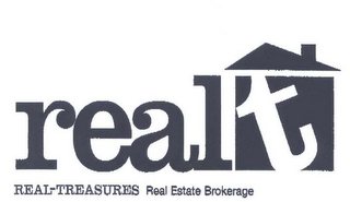 REAL T REAL-TREASURES REAL ESTATE BROKERAGE logo