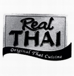 REAL THAI ORIGINAL THAI CUISINE logo