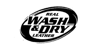 REAL WASH & DRY LEATHER logo
