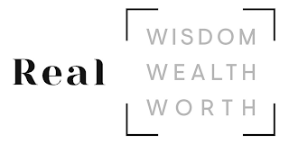 REAL WISDOM WEALTH WORTH logo