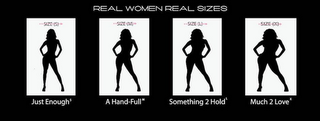 REAL WOMEN REAL SIZES SIZE S JUST ENOUGH S SIZE M A HAND-FULL M SIZE L SOMETHING2HOLD L SIZE X MUCH2LOVE X logo