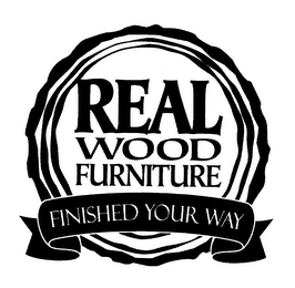 REAL WOOD FURNITURE FINISHED YOUR WAY logo