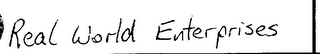 REAL WORLD ENTERPRISES logo