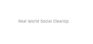 REAL WORLD SOCIAL CLEANUP logo