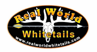 REAL WORLD WHITETAILS WWW.REALWORLDWHITETAILS.COM logo