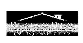 REALCO PROS REAL ESTATE COMPANY PROFESSIONALS (918)790-7777 logo