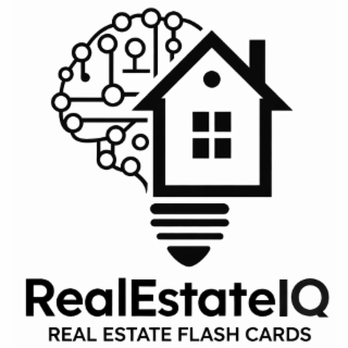REALESTATEIQ REAL ESTATE FLASH CARDS logo