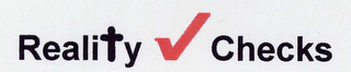 REALITY CHECKS logo