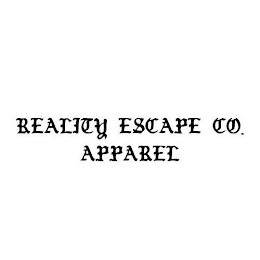 REALITY ESCAPE CO. APPAREL logo