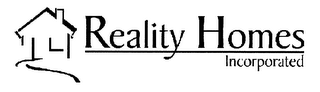 REALITY HOMES INCORPORATED logo