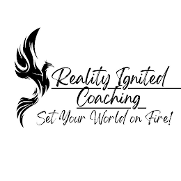 REALITY IGNITED COACHING SET YOUR WORLD ON FIRE! logo