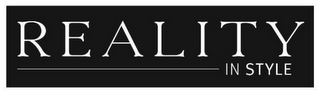 REALITY IN STYLE logo