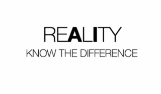 REALITY KNOW THE DIFFERENCE logo
